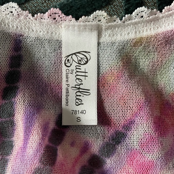 Butterflies by Claire Pettibone Women's Wearable Art Chemise Size Small NWT - Picture 8 of 8